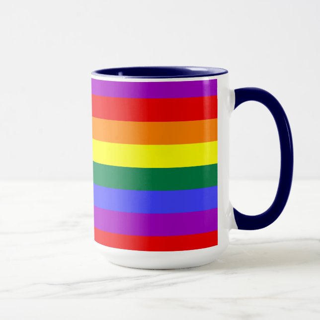 Mug Drapeau arc-en-ciel LGBT Pride (Droite)