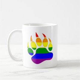 Mug Drapeau arc-en-ciel Patte d'Ours Gay