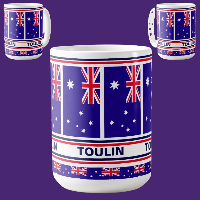 Mug Drapeau australien personnalisé (Créateur téléchargé)