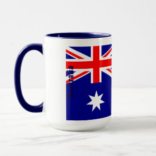 Mug Drapeau australien personnalisé Véritable héritage