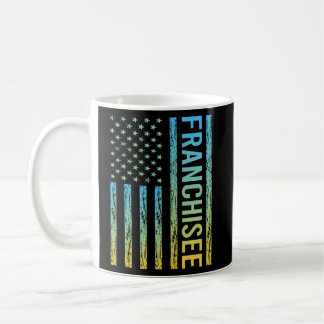 Mug Drapeau bleu jaune USA - Franchisee