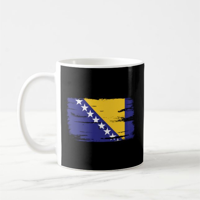 Mug Drapeau Bosniaque De Bosnie-Herzégovine (Gauche)