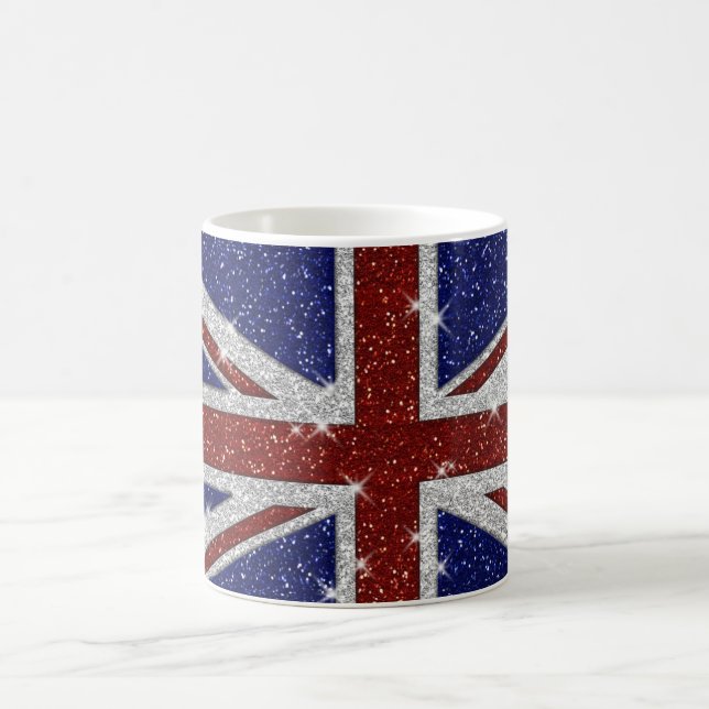 Mug Drapeau brillant d'Union Jack d'étincelle de (Centre)
