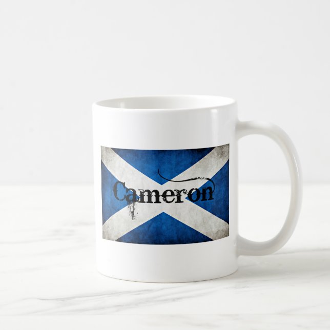 Mug drapeau cameron grunge (Droite)