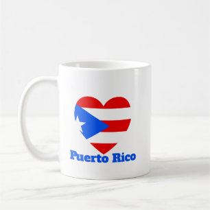 Mug Drapeau cardiaque Porto Rico