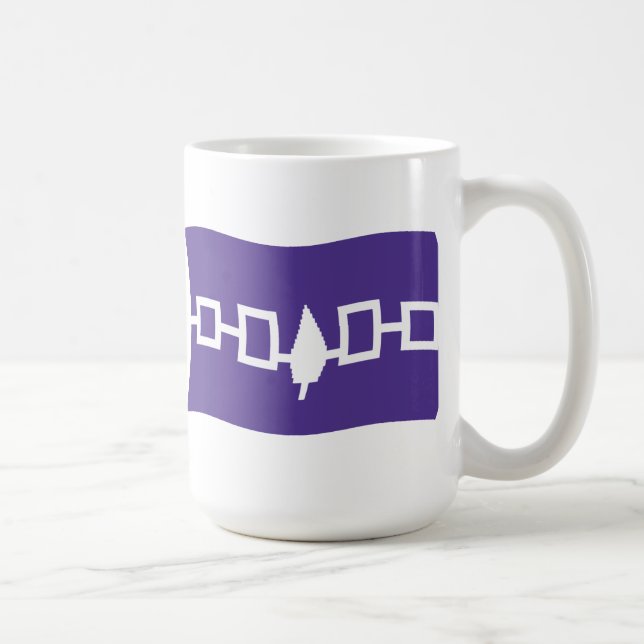 Mug Drapeau Confederale Iroquois (Droite)