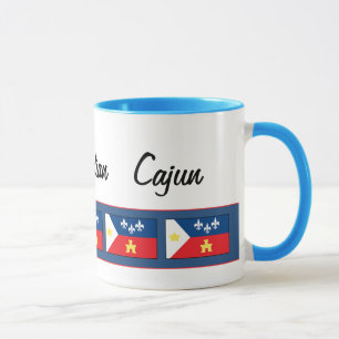 Mug Drapeau d'Acadiana Cajun