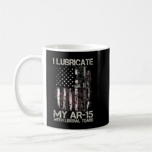 Mug Drapeau D'Arme Je Lubrifie Mon Ar-15 Avec Des Larm
