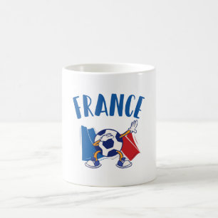 Mug Drapeau de balle de soccer en France