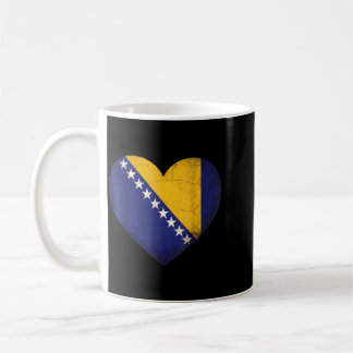 Mug Drapeau de Bosnie Cœur Bosnie-Herzégovine Racines