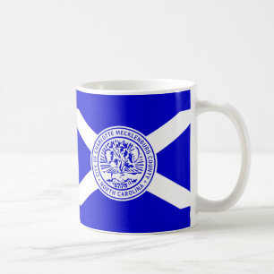 Mug Drapeau de Charlotte, Caroline du Nord