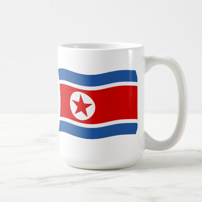 Mug Drapeau de Corée du Nord (Droite)