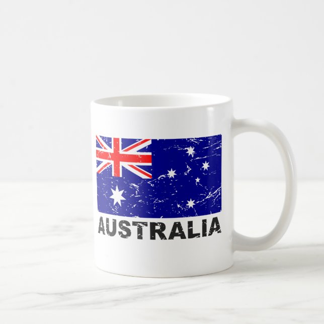 Mug Drapeau de cru de l'Australie (Droite)