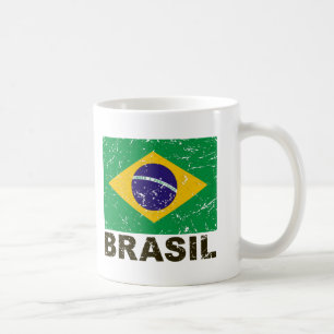 Mug Drapeau de cru du Brésil