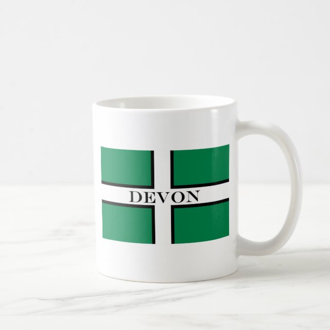Mug Drapeau de Devon (Droite)