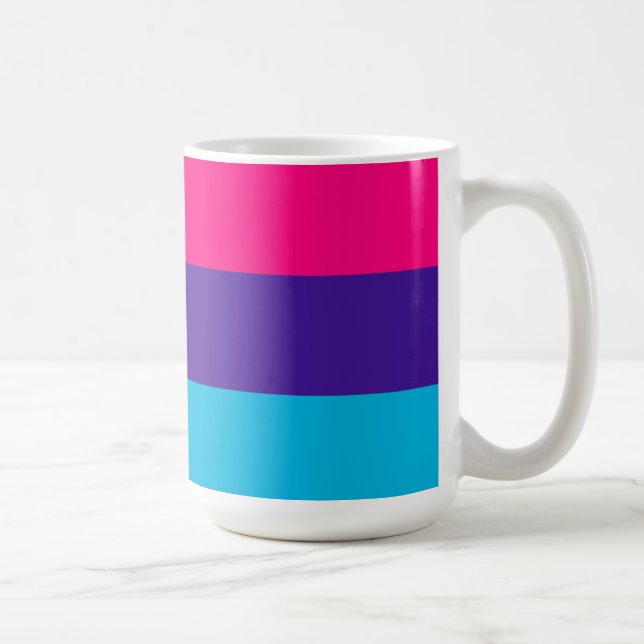 Mug Drapeau de fierté androgyne (Droite)