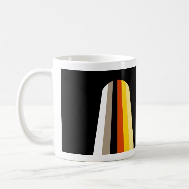 Mug Drapeau de fierté des cheveux longs (Gauche)