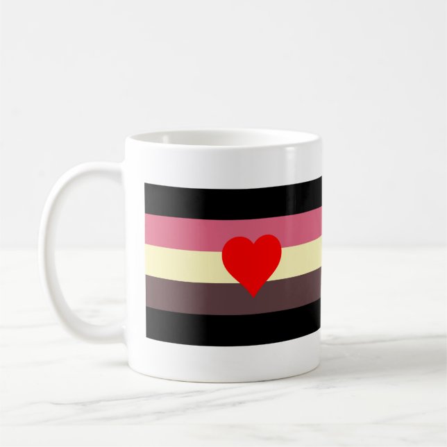 Mug Drapeau de fierté grasse (Gauche)