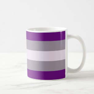 Mug Drapeau de fierté grise sexuelle