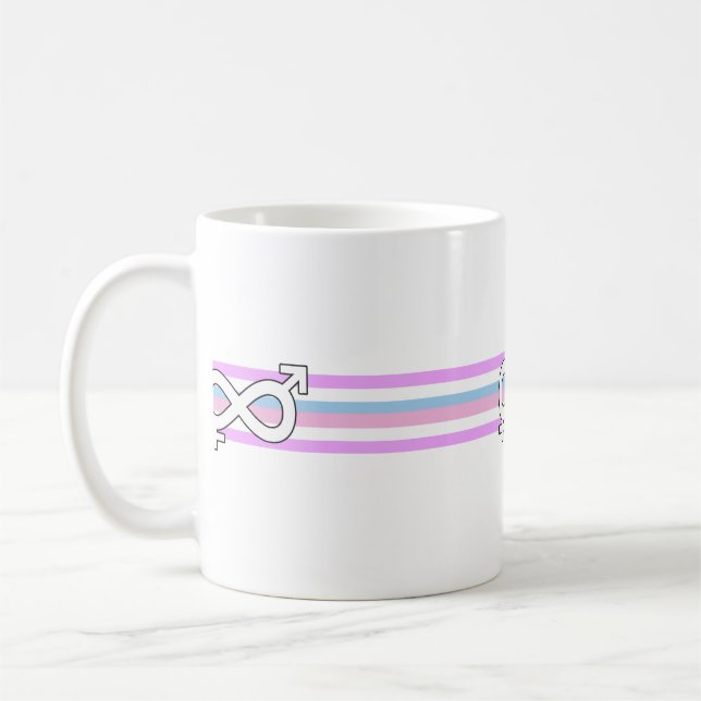 Mug Drapeau de fierté intersexe (Gauche)
