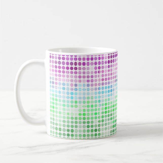 Mug Drapeau de fierté Toric abstrait boho éclectique G (Gauche)