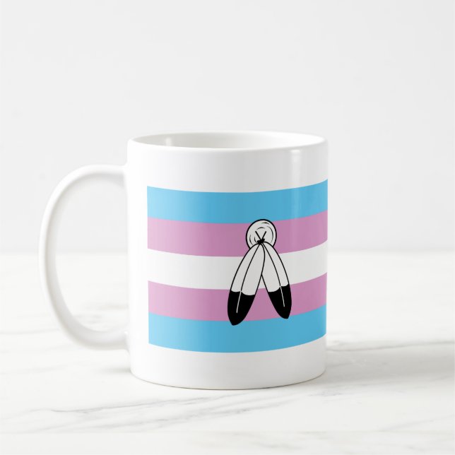 Mug Drapeau de fierté trans bispirituel (Gauche)