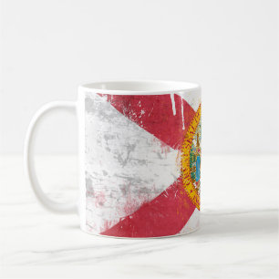Mug Drapeau de Floride en détresse