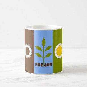 Mug Drapeau de Fresno (Californie)