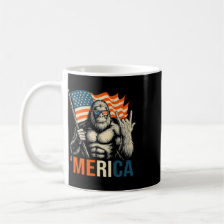 Mug Drapeau de gorille ‘merica Lunettes de soleil drôl