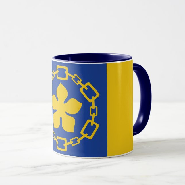 Mug Drapeau de Hamilton, Ontario (Devant droit)