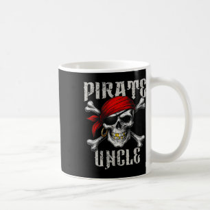 Mug Drapeau De Jolly roger De L'Oncle Pirate Et Traver
