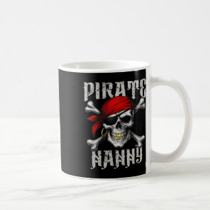 Mug Drapeau De Jolly roger De Nounou Pirate Et Travers