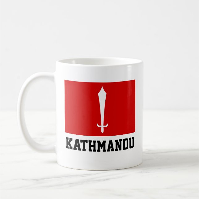 Mug Drapeau de Katmandou, Népal (Gauche)