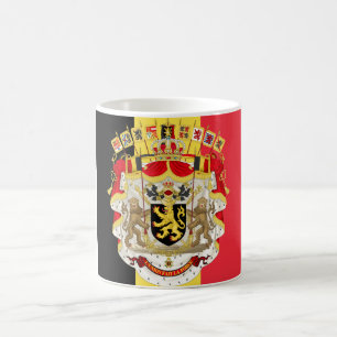 Mug Drapeau de la Belgique & Armoiries