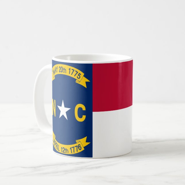 Mug Drapeau de la Caroline du Nord (Devant gauche)