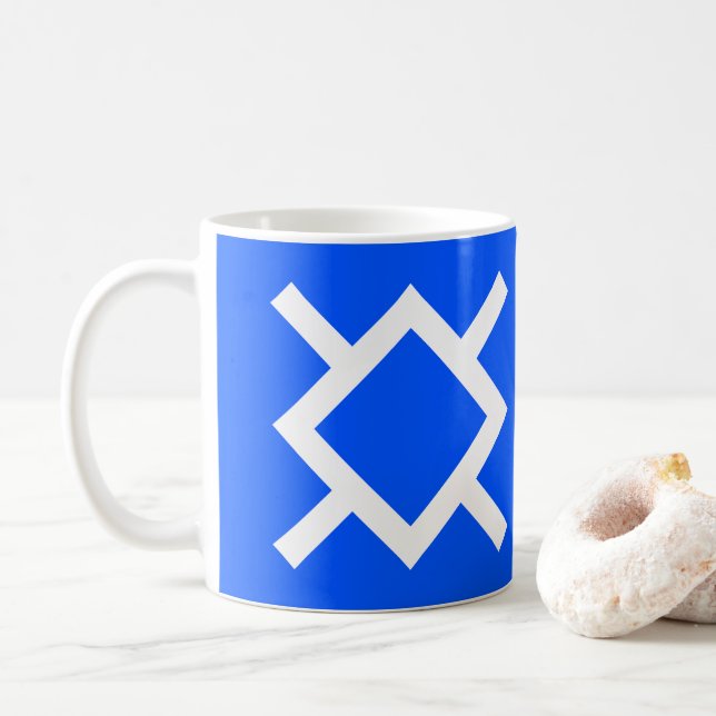 Mug Drapeau de la Cheyenne du Nord (Avec donut)