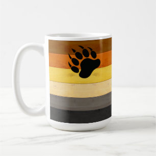 Mug drapeau de la fierté des ours de SlipperyJoe's tex