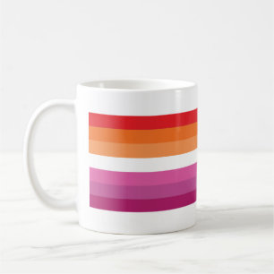 Mug Drapeau de la fierté lesbienne