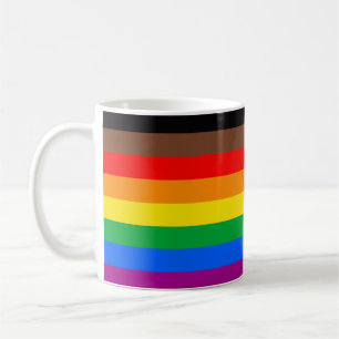 Mug Drapeau de la fierté LGBTQ (8 bandes)
