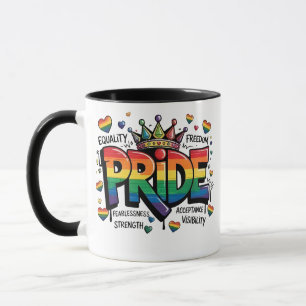 Mug Drapeau de la fierté LGBTQ Fête nationale USA