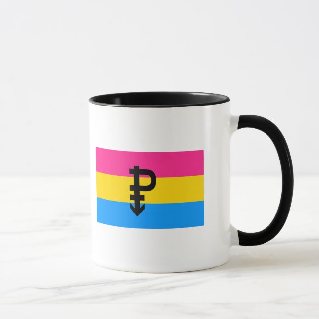 Mug Drapeau de la fierté Pansexual (Droite)