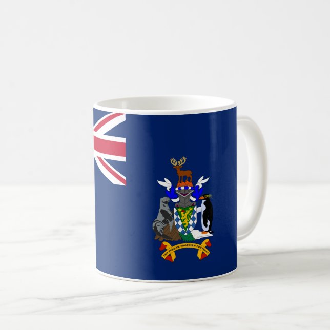 Mug Drapeau de la Géorgie du Sud et des îles Sandwich  (Devant droit)