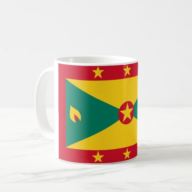 Mug Drapeau de la Grenade (Devant gauche)