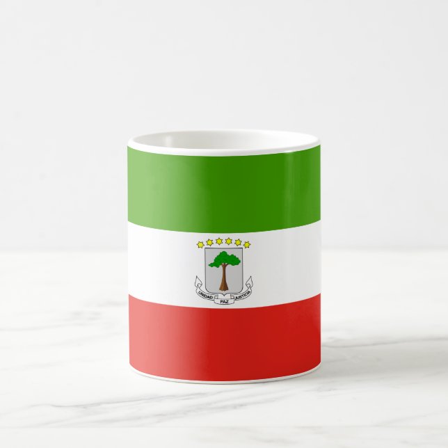 Mug Drapeau de la Guinée équatoriale (Centre)