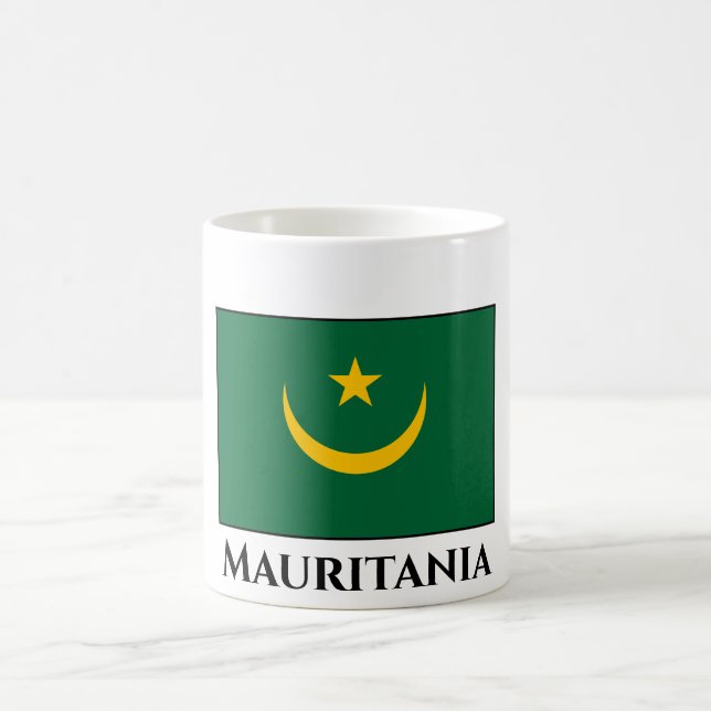 Mug Drapeau de la Mauritanie (Centre)