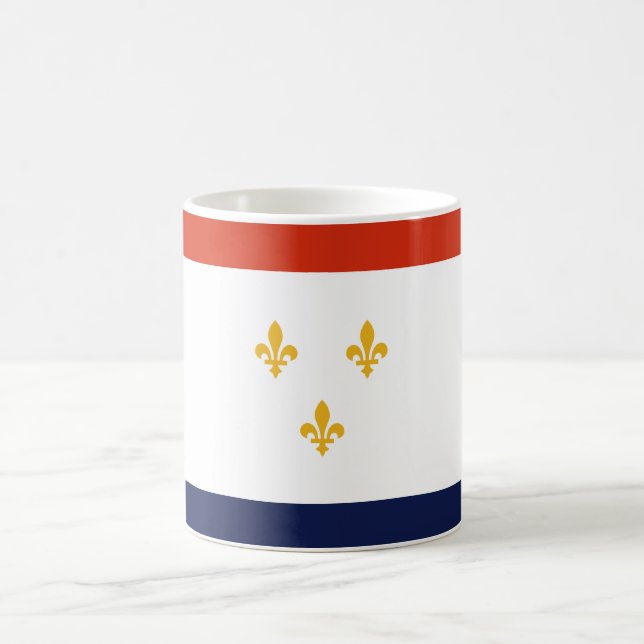 Mug Drapeau de la Nouvelle-Orléans (Louisiane, États-U (Centre)