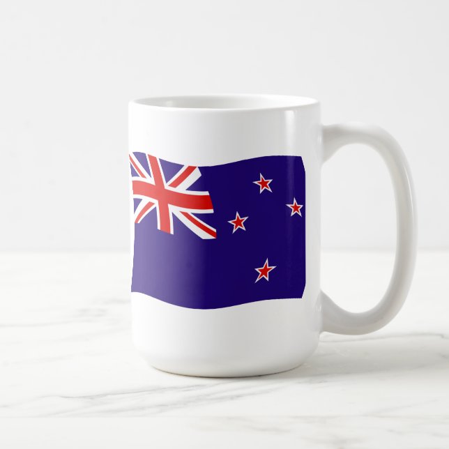 Mug Drapeau de la Nouvelle-Zélande (Droite)