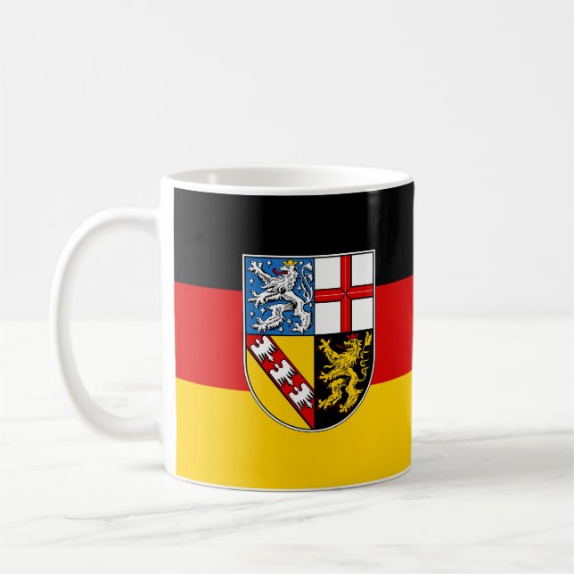 Mug Drapeau de la Sarre (Gauche)