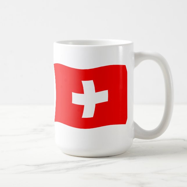 Mug Drapeau de la Suisse (Droite)