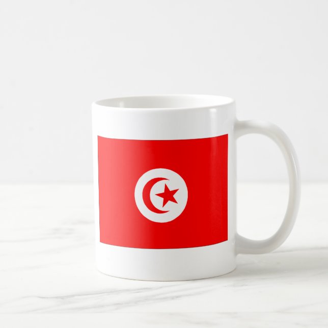 Mug Drapeau de la Tunisie (Droite)